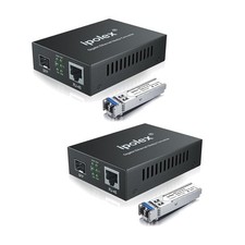 Gigabit LC Fiber to Ethernet Media Converter Kit picture