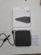 Lg Ultra Slim Portable Dvd Writer SP80NB80, BROKEN/FOR PARTS ONLY picture