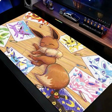 Eevee Pokemon Playmat TCG CCG Gaming Office Mouse Pad Desk Mat Accessories picture