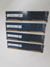 Lot or 4 SK hynix 4GB 1Rx8 PC3L-12800U-11-13-A1 HMT451U6BFR8A-PB NO AA 1501 1534 picture