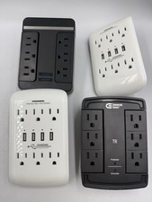 Home Office Surge Protector Lot - Wall Taps with USB Ports - 4 Units picture