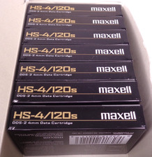 Maxell HS-4/120s DDS-2 4mm Data Cartridge 8GB NEW Sealed Lot of 7 picture