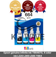 Epson genuine infinite ink T664670, 4 color ink L220 L365 L565 T664 picture