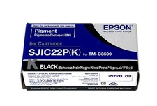 OEM Epson SJIC22P Black Ink Cartridge NEW Sealed - Exp. 07/2024 picture
