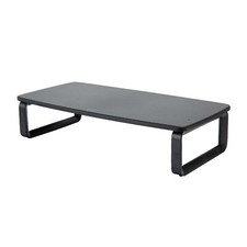 SmartFit Extra Wide Monitor Stand Adjustable Ergonomic Desk Accessory Black picture