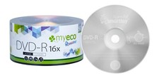 50 Pack MyEco DVD-R DVDR 16X 4.7GB Economy Branded Logo Blank Recordable Disc picture