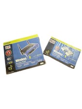 Lot of 2 NEW SEALED Linksys Wireless-G WAP54G Access Point & WMB54G Music Bridge picture