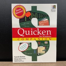 Intuit Quicken Companion Version 2.0 For Windows 3.5” Disks Factory Sealed picture