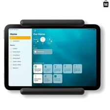 Elegant Black iPad Wall Mount for Homekit - Easy Installation & Cable Management picture