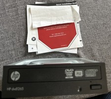 HP dvd1265 24X Multiformat DVD CD Writer Internal SATA LightScribe Instructions picture