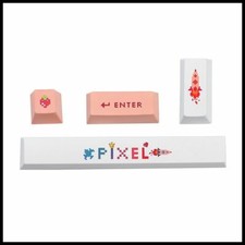 4 Keys/Set Retro Game Pixel Theme Key Caps Space Bar Custom Keycaps picture