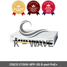 CISCO C1300-8FP-2G 8-port PoE+ Gigabit Managed Switch 2SFP / Express picture