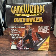 GameWizards Duke Nukem 3D Interactive Game Guide Big Box Sealed picture