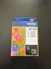 NEW Genuine Brother LC3011BK Black Printer Ink Cartridge Standard Yield 06/2027 picture