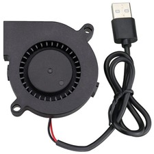 50mm USB Blower Fan with 3 Speeds Control 5015 5V Turbine Turbo Fan picture