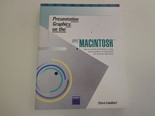 Presentation Graphics on the Apple MacIntosh 1984 Steve Lambert Charts picture
