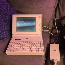 Vintage Zenith Data Laptop Z Note 325Lp, Intel 386 PC, Powers On, With Charger picture