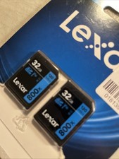 Lexar 2 Pack 32GB (64GB Total) MicroSDHC UHS-I Memory Cards Brand New  picture