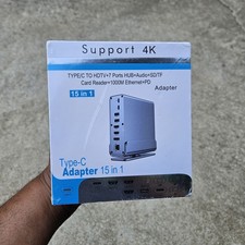 USB-C Docking Station 3 monitors | Dual HDMI 4K@60Hz, USB 3.2 & Gigabit Ethernet picture
