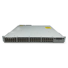 Cisco Catalyst C9300-48U-A V03 48 Port UPOE Network Switch 2 PSUs picture