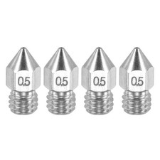 MK8 Nozzles 0.5mm 3D Printer Extruder Nozzle for 1.75mm Filament Pack of 4 picture