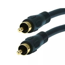 10x LOT Coaxial Audio/Video RCA Cable 25-Ft Male/Male RG59U 75ohm Monoprice 621 picture