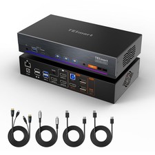 TESMART HDC203-PM24 Triple Monitor KVM Switch for Displaylink on Mac picture