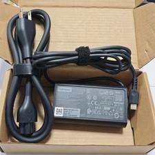 Original OEM  65W USB C  Adapter Charger For Lenovo ADLX65YSCC3A Slim  Round Tip picture