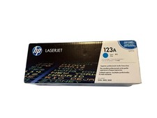 NEW SEALED Genuine HP 123A Cyan Original LaserJet Toner OEM 123 picture