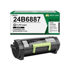 High Yield 24B6887 M3250 XM3250 with Chip Black Toner Cartridge Compatible wi... picture