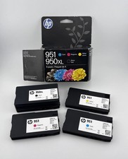 Genuine HP 951/950XL Black, Cyan, Magenta, Yellow Ink Cartridges EXP 02/2028 NOB picture