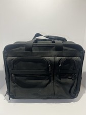 TUMI 2206D3 Black Ballistic Wheeled Expandable Briefcase/Carry On Bag w/Strap picture