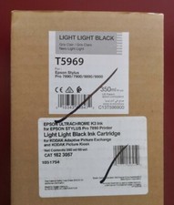 04-2022 Genuine EPSON T5969 Light Light Black Ink 350ml for 7890/7900/9890/9900 picture