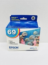 Genuine Epson 69 Cyan Magenta Yellow Ink Cartridge Combo Pack Exp 7/2010 picture