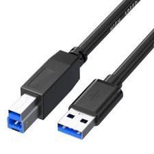 USB 3.0 Printer Cable High-Speed A to B Cord for PC Printer 5Gbps Data Transfer picture