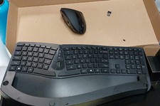 Perixx PERIDUO-605 Wireless 2.4 Ergonomic Fullsize Keyboard & Mouse, Wrist Rest picture