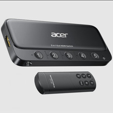 Acer 5:1 HDMI Switch 4K@60Hz w/ Remote Control, black picture