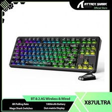 ATTACK SHARK X87ULTRA 8K Wireless Mechanical Gaming Keyboard 10000mAH RGB picture