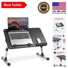 Elegant Adjustable Laptop Desk with Foldable Legs - Perfect for Home and Office picture