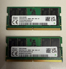 64GB Kit (2x32GB) SK Hynix DDR5 4800MHz SODIMM RAM PC5-4800B Laptop Memory picture