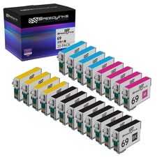 Reman For Epson T069 Ink Cartridges Set of 20: T069120 & T069220 T069320 T069420 picture