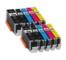 10x New Hi-Yield Ink For Canon PGI250XL CLI251XL Pixma iX6820 iX6850 iP8720 8750 picture