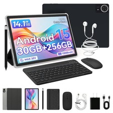 2026 New 14 inch PC Tablet Game Tab IPS Display Bundle KB Mouse 256GB 10000mAh picture