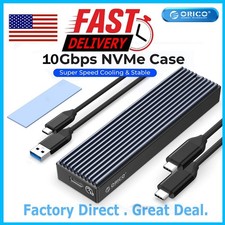 ORICO M.2 NVMe  SSD Enclosure USB Type C 10Gbps NVMe SSD External Case picture