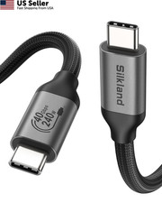 Silkland 40Gbps USB 4 for Thunderbolt 4 Cable 4FT, 240W PD3.1, Grey picture