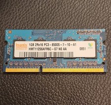 Hynix 1GB 2Rx16 PC3-8500S-7-10-A1 Apple Laptop RAM Memory EUC picture