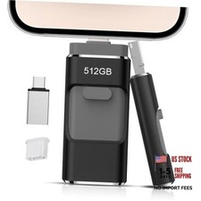 52GB Flash Drive[No App Required] Intended for Phone Tablet 1 black 512.0 GB picture