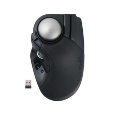 ELECOM HUGE PLUS Trackball Mouse Bearing Wireless 10 Buttons Black M-HT1MRBK-G picture