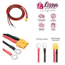 1M XT60 Cable with O Ring Terminal - Ideal for RC Aircraft and Toy Cars picture