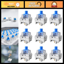 72PCS Blue Mechanical Keyboard Switches - 3 Pin, Dustproof, Clicky for Gaming & picture
